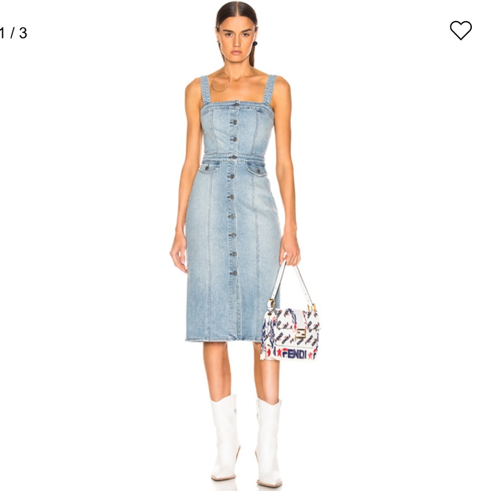 Petra Slim Midi Dress in All Or Nothing